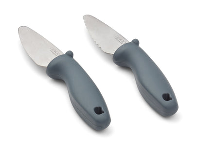Liewood Perry cut knife set | Whale blue