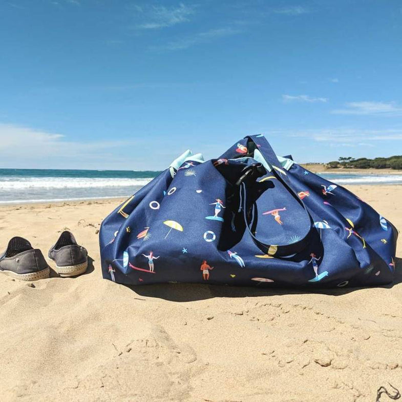 Play and go storage bag | Play Mat Outdoor Surf (water repellent)