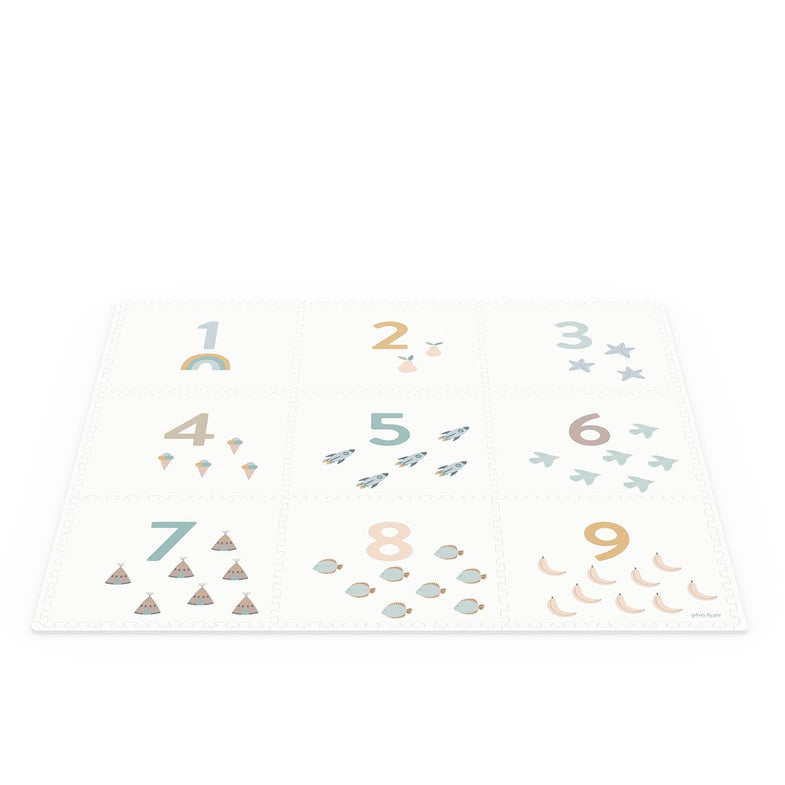 Play and Go Eevaa 2-In-1, play carpet Puzzle Mat & Storage box | Numbers /Dots