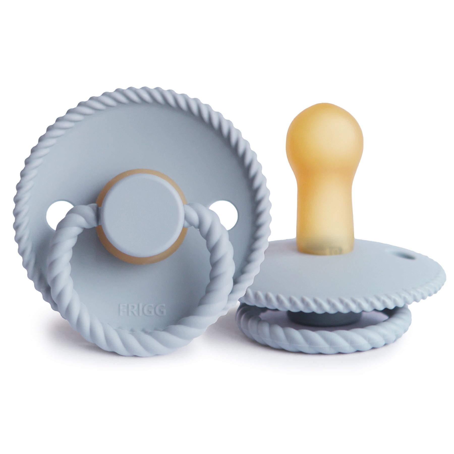 Frigg Rope Latex Pacifier 6 + M | Powder Blue