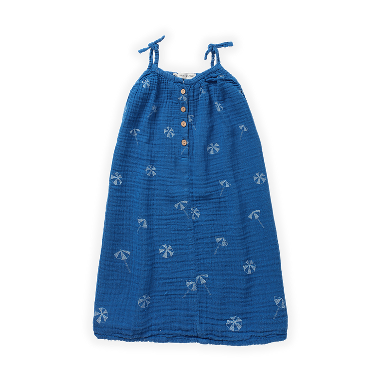 Sproet & Sprout Strap Dress Dress | Umbrella Azzurra Blue