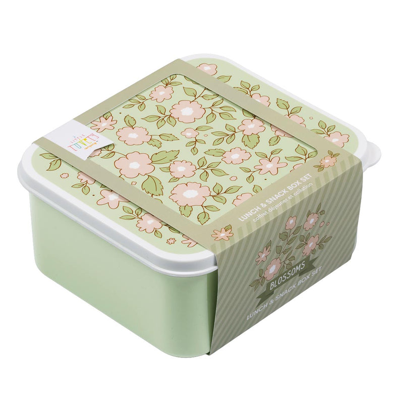 A Little Lovely Company Lunch & Snack Box Set | Blossoms