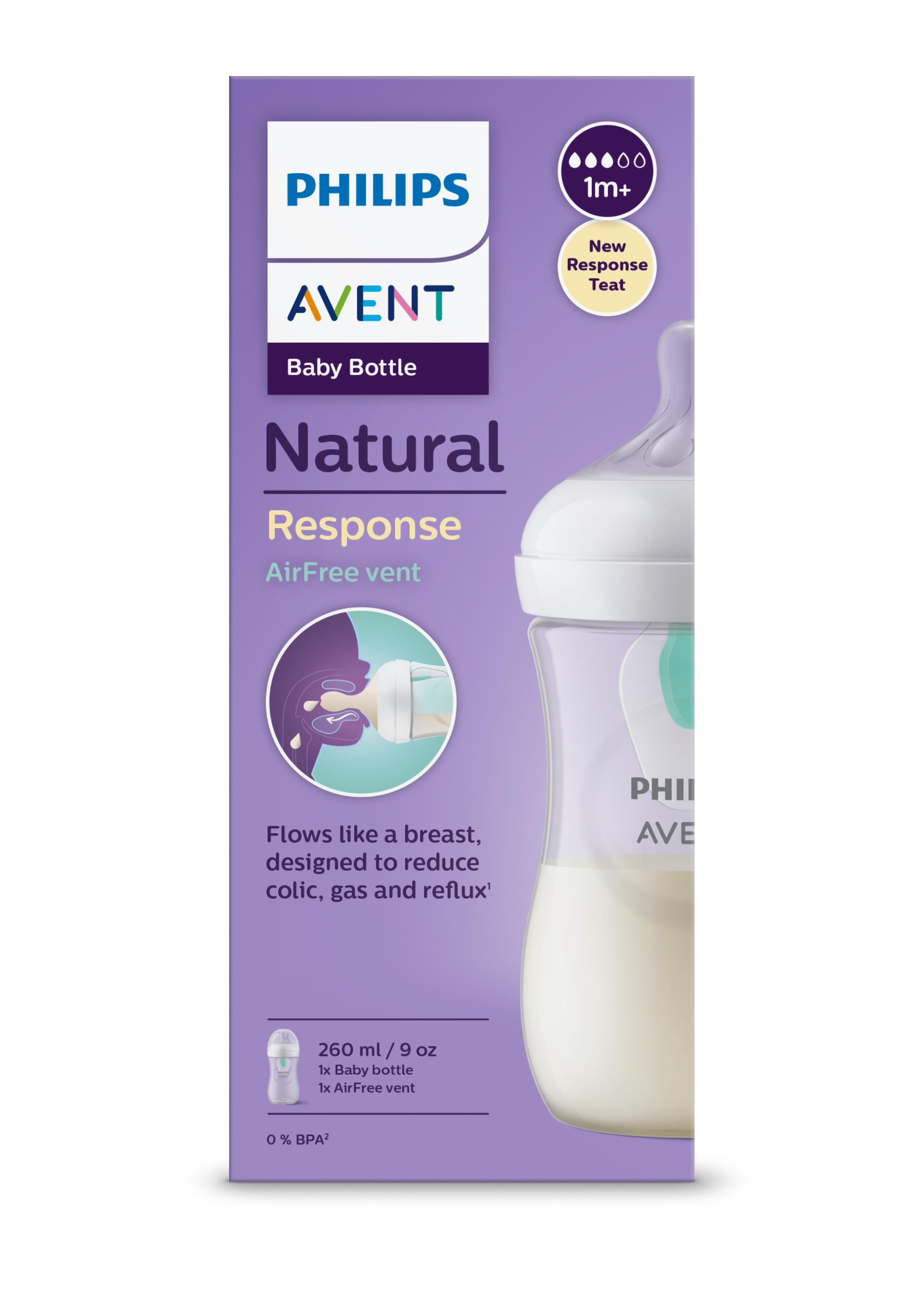 Avent Airfree suction bottle SCY673/01 260ml