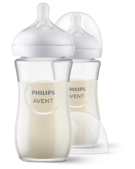 Avent Natural 3.0 suction bottle SCY933/02 240ml | Glass duo