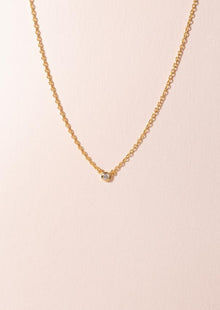 Galore Necklace Single Diamond | Gold Capite