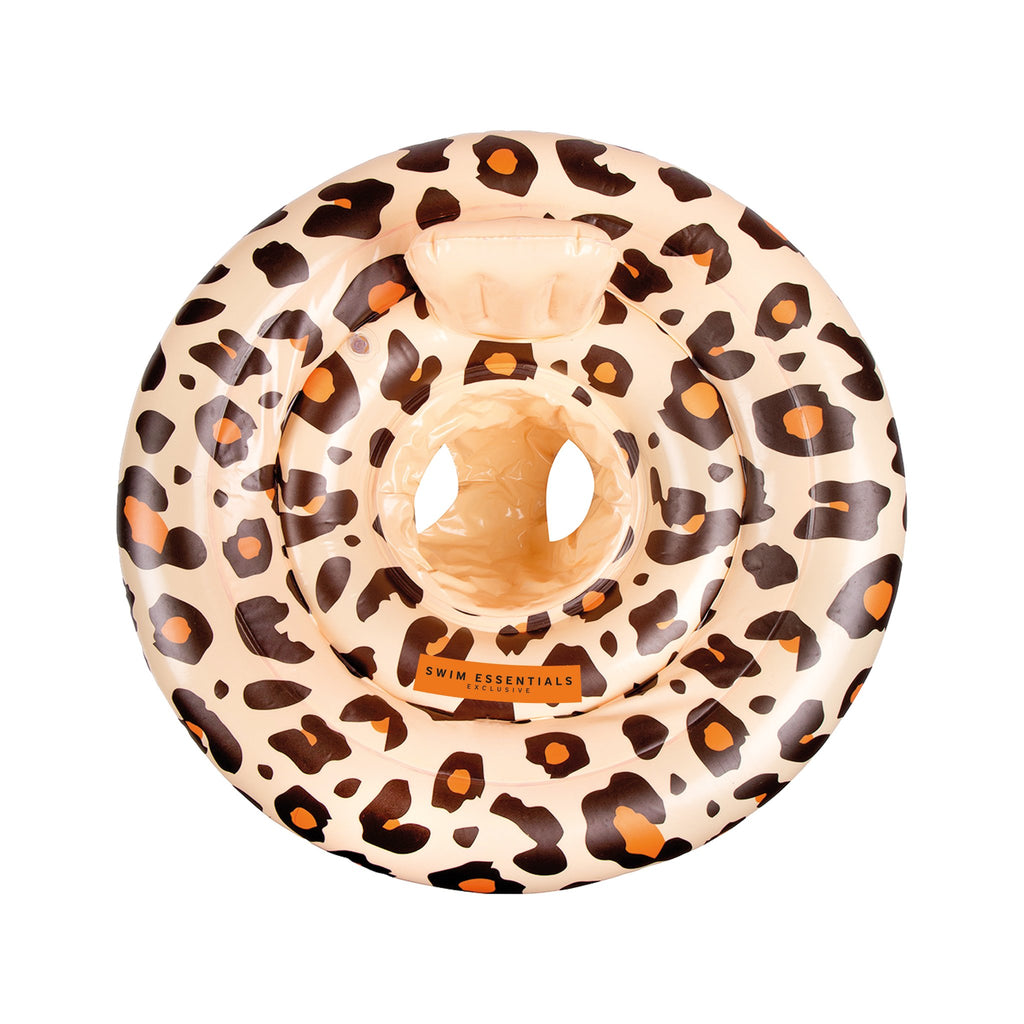 Swim Essentials Baby Swim Seat 0-1 years | Beige leopard