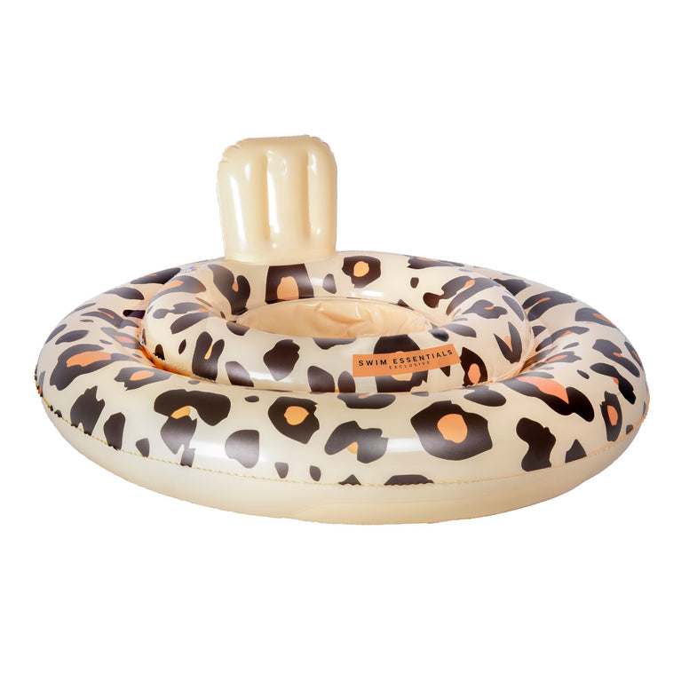 Swim Essentials Baby Swim Seat 0-1 years | Beige leopard
