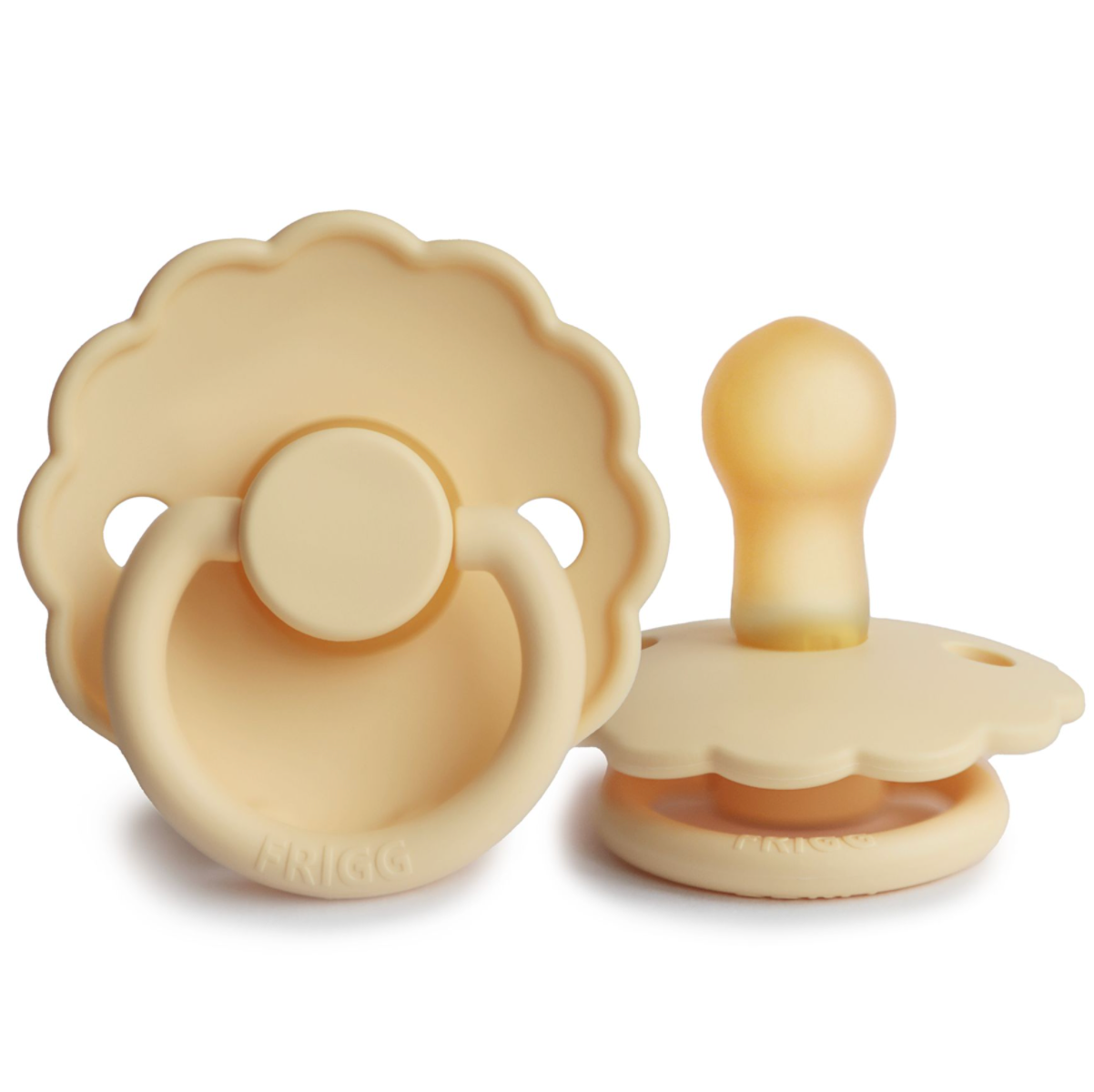 Frigg Daisy Latex Pacifier 0-6m | Pale Daffodil