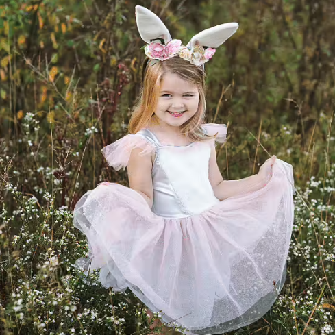 Great Pretenders Woodland Rabbits Dress + Diadem | 3-4 years