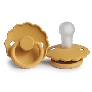 Frigg Daisy Silicone Pacifier 6+M | Honey Gold