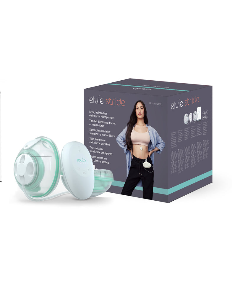 Elvie Stride electric portable breast pump double