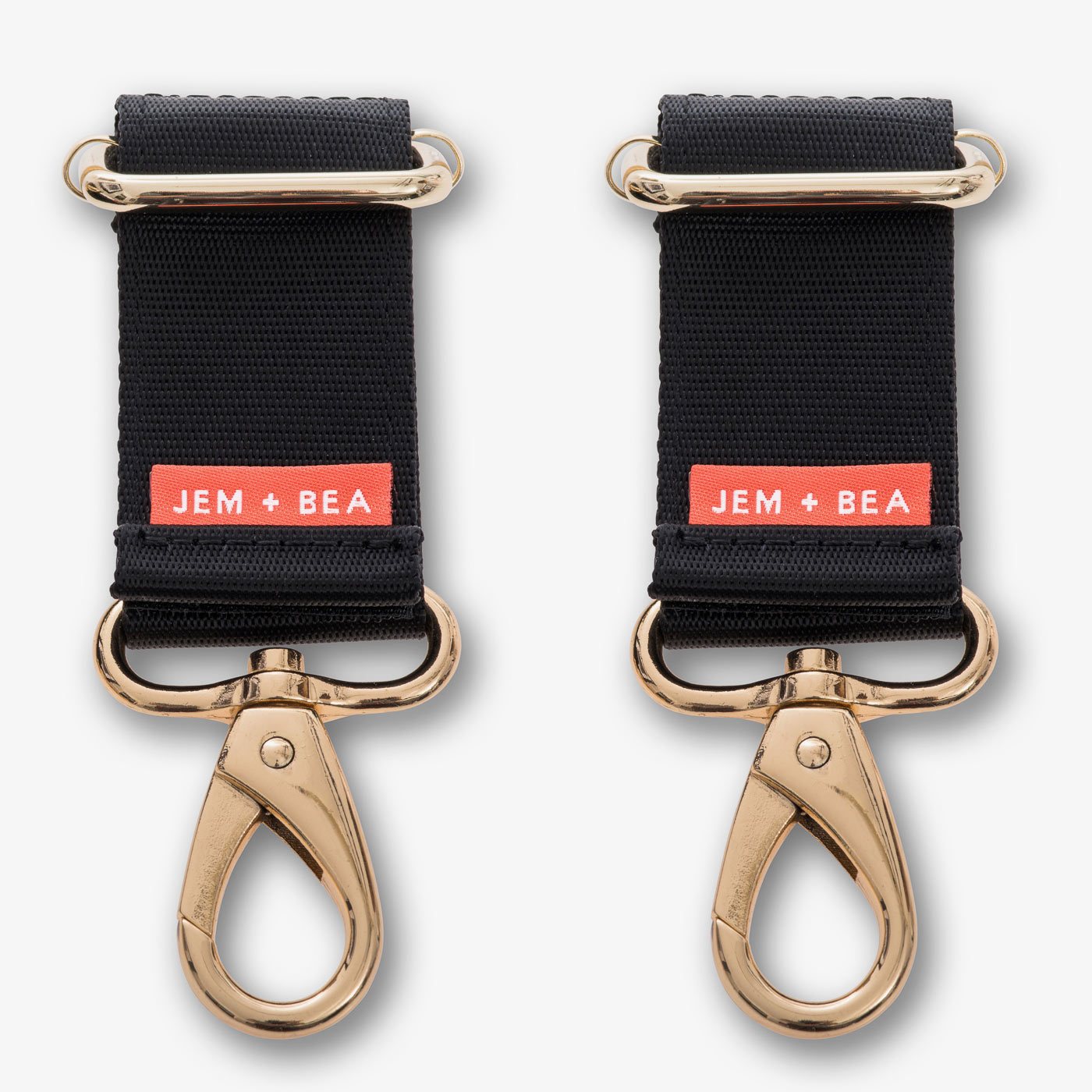 Jem + Bea Stroller Straps Gold