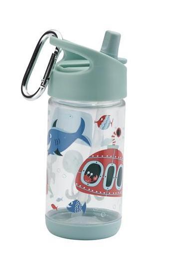 SugarBooger handige flip & sip tritan drinkfles Ocean