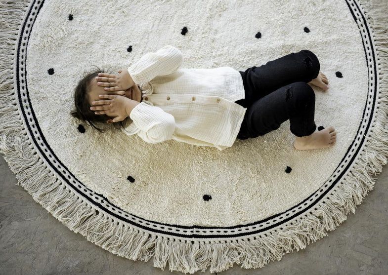 Tapis Petit Carpet 110cm | Anna Dots Cream
