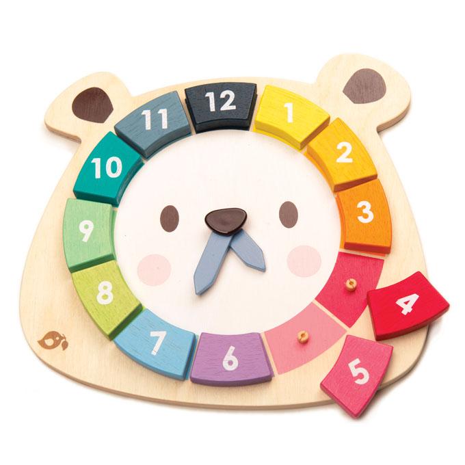 Tender Leaf Toys Clock | Bear Colors