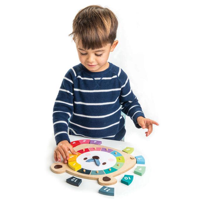 Tender Leaf Toys Clock | Bear Colors