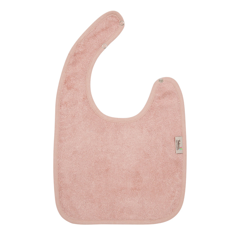 Timboo Bamboo XL bib 26x38cm With snap button - Misty Rose