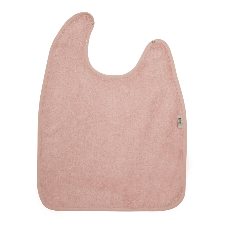Timboo Bamboo XXL bib 37x50cm with snap button - Misty Rose