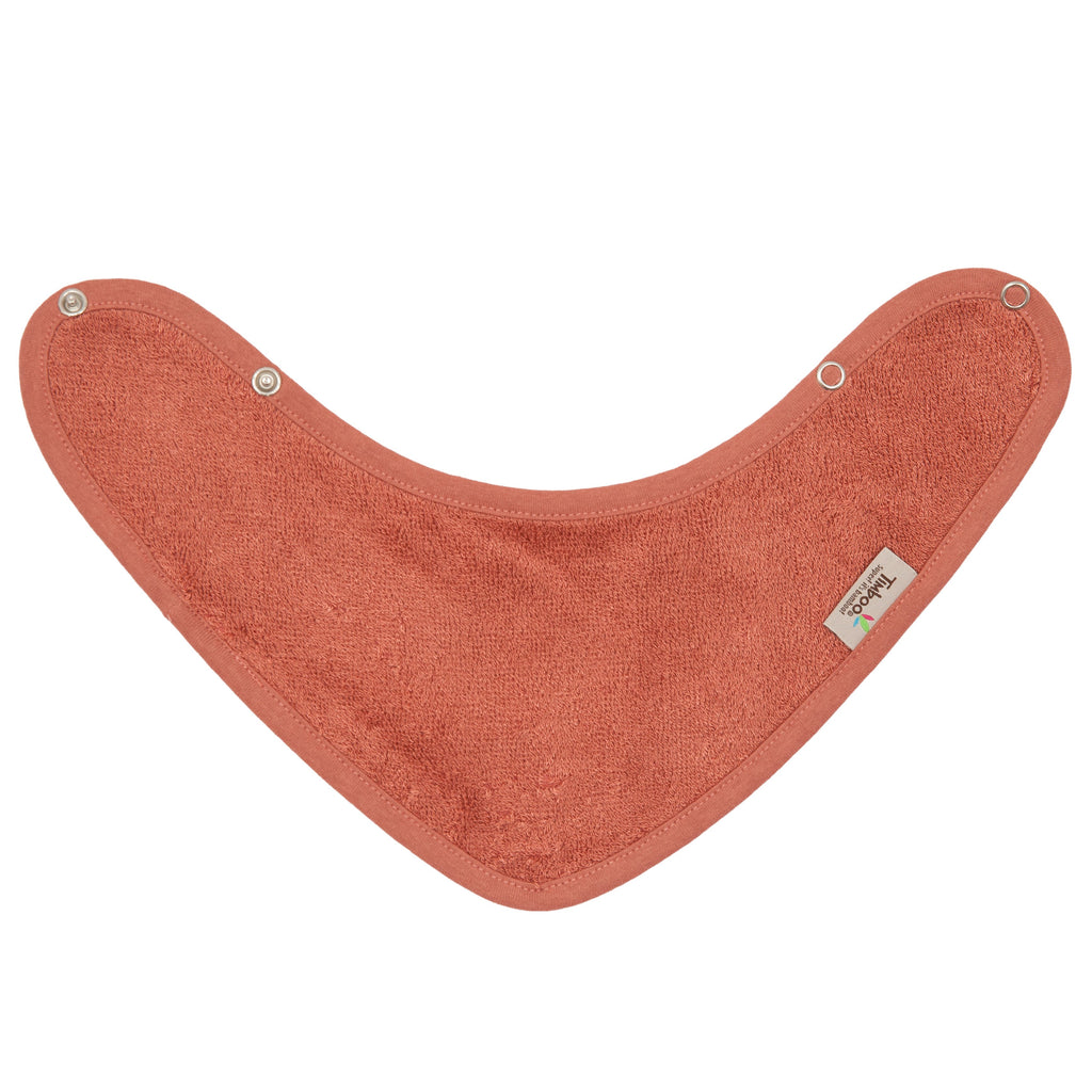 Timboo Bandana Slab Bamboe Kwijlsjaaltje | Apricot Blush