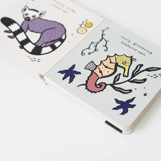 Wee Gallery Touch & Fairyl Book | Animal tails