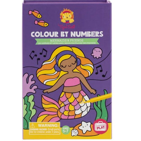 Tiger tribe take Color by Numbers Mermaids +4 years