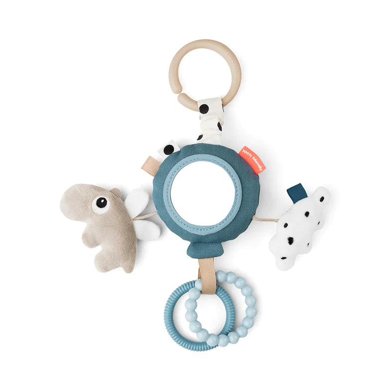 Done by Deer Maxi Cosi Activities toy Mirror | Happy Clouds Blue