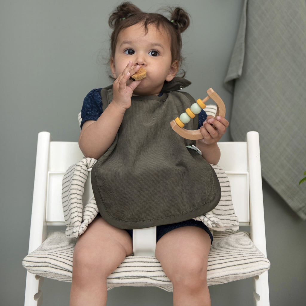 Les Rêves d'Anaïs Tripp Trapp Pillow | Stripes Olive