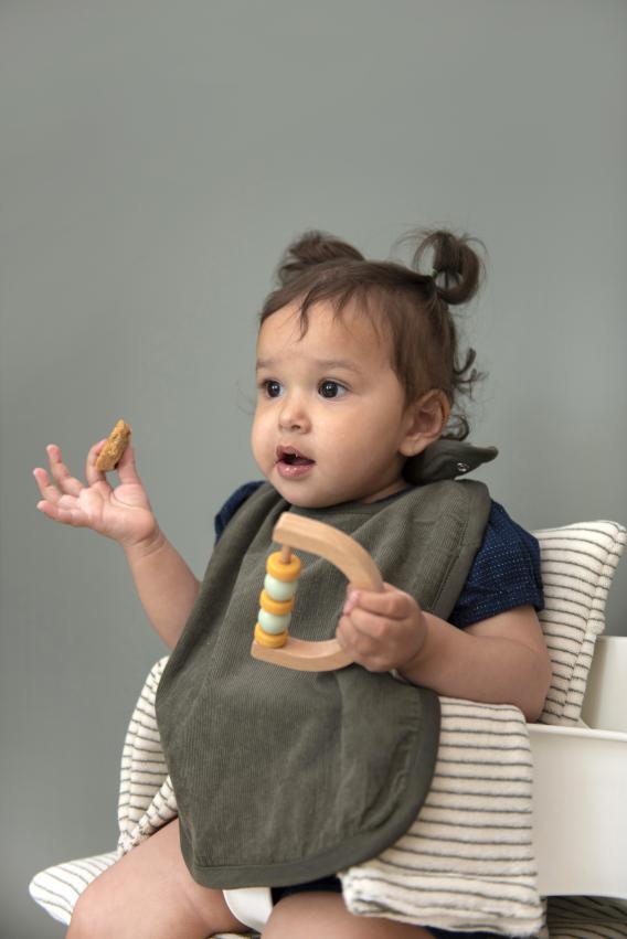 Les Rêves d'Anaïs Tripp Trapp Pillow | Stripes Olive