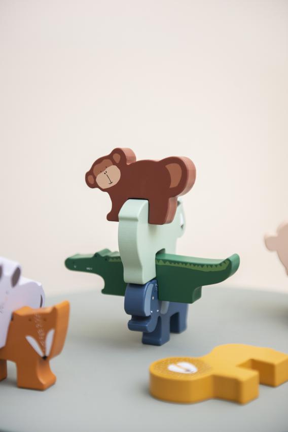 Trixie wooden animals stacking tower
