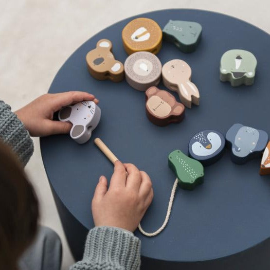 Trixie Wooden Animals Beading Beads