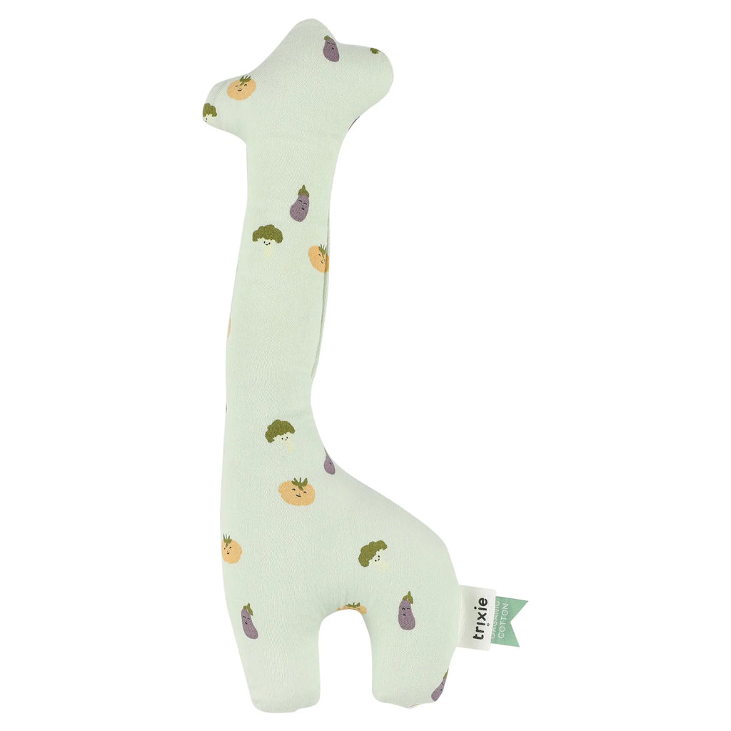Trixie squeeze rattle I giraffe friendly vegetables