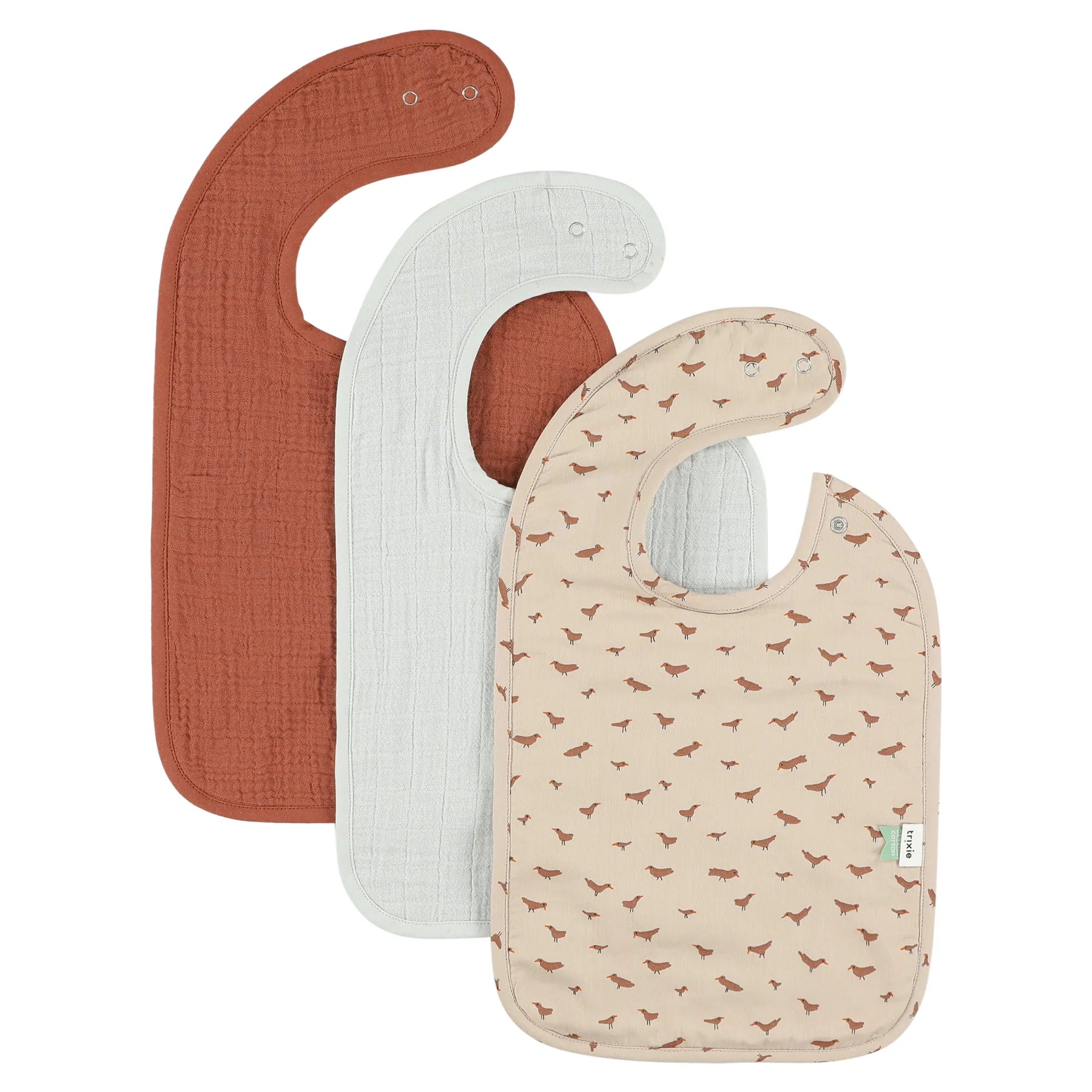 Trixie Bib 3-Pack | Babbling Birds