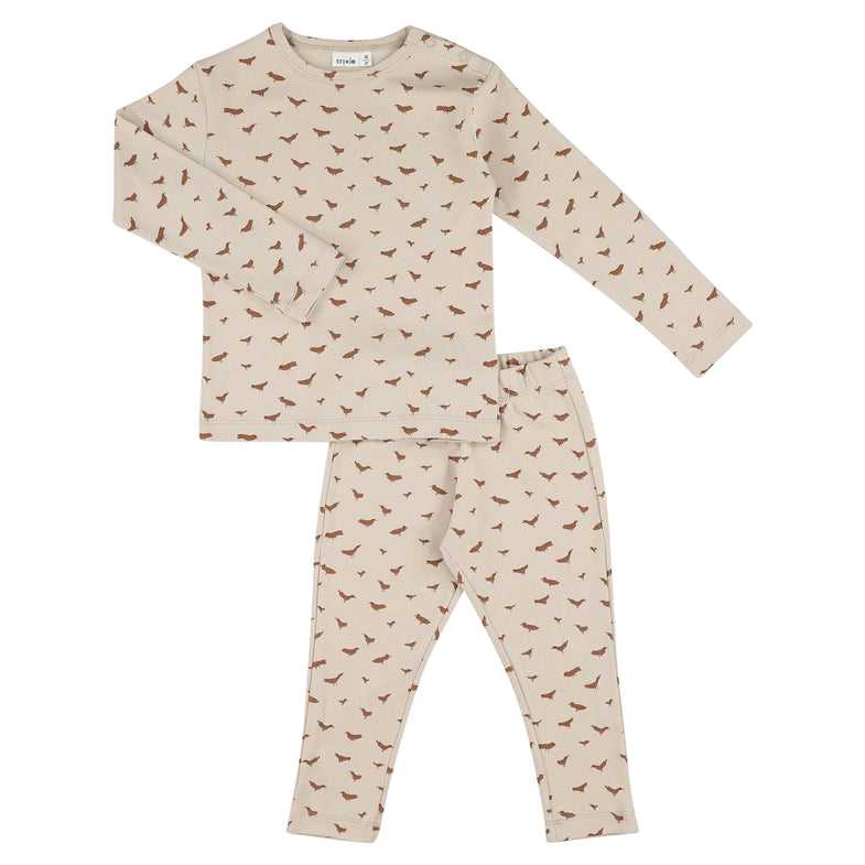 Trixie 2-piece pajamas | Babbling Birds