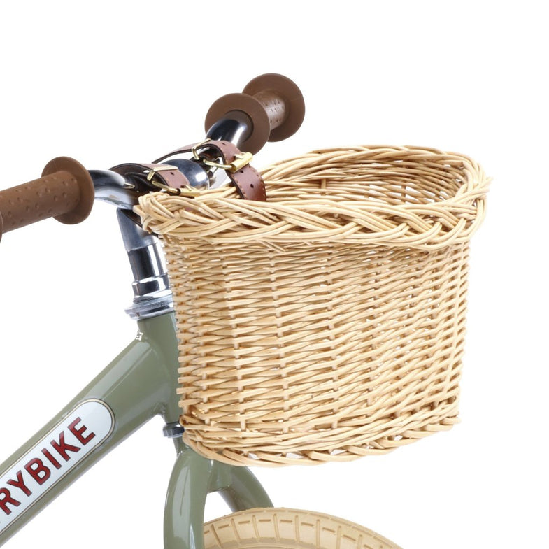 Trybike wicker bicycle basket