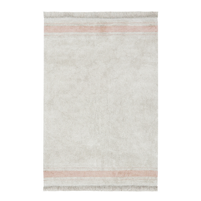 Lorena Canals Machine Washable Rugcycled Carpet 90x130cm | Gastro Rose