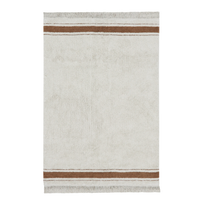 Lorena Canals Machine Washable Rugcycled Carpet 90x130cm | Gastro Toffee