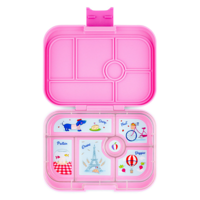 Yumbox Original 6 compartments Leakfree lunch box | Fifi Pink