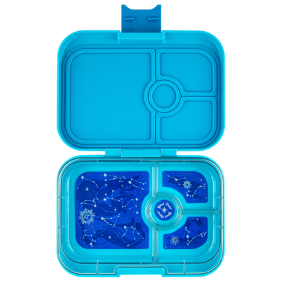 Yumbox Panino 4 compartments Leakfree lunch box | Luna Aqua /Zodiac Tray
