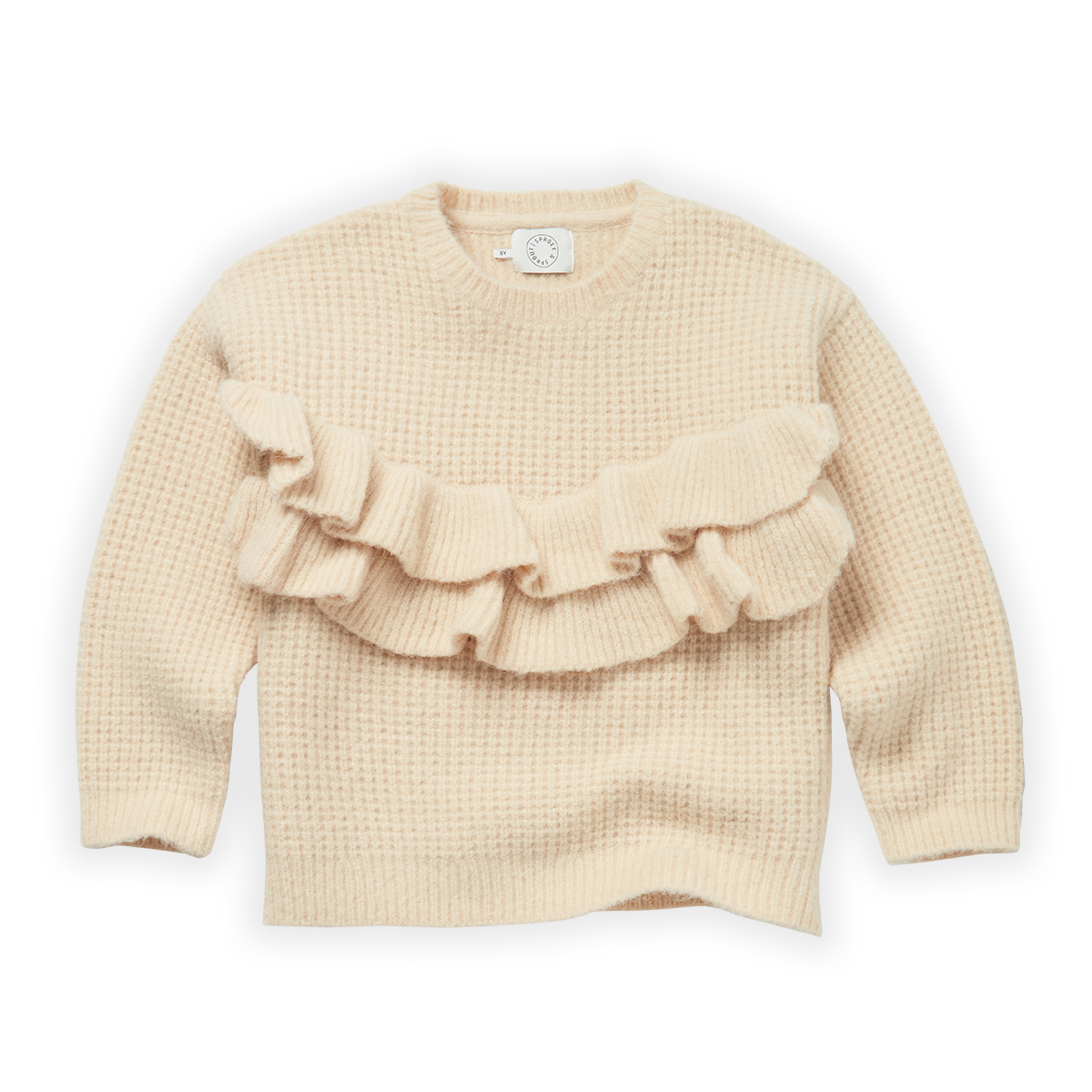 Sproet & Sprout Sweater Ruffle | Ivory *