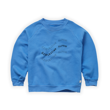 Sproet & Sprout Grandad Sweatshirt | Generation Alpha Molecule Blue *