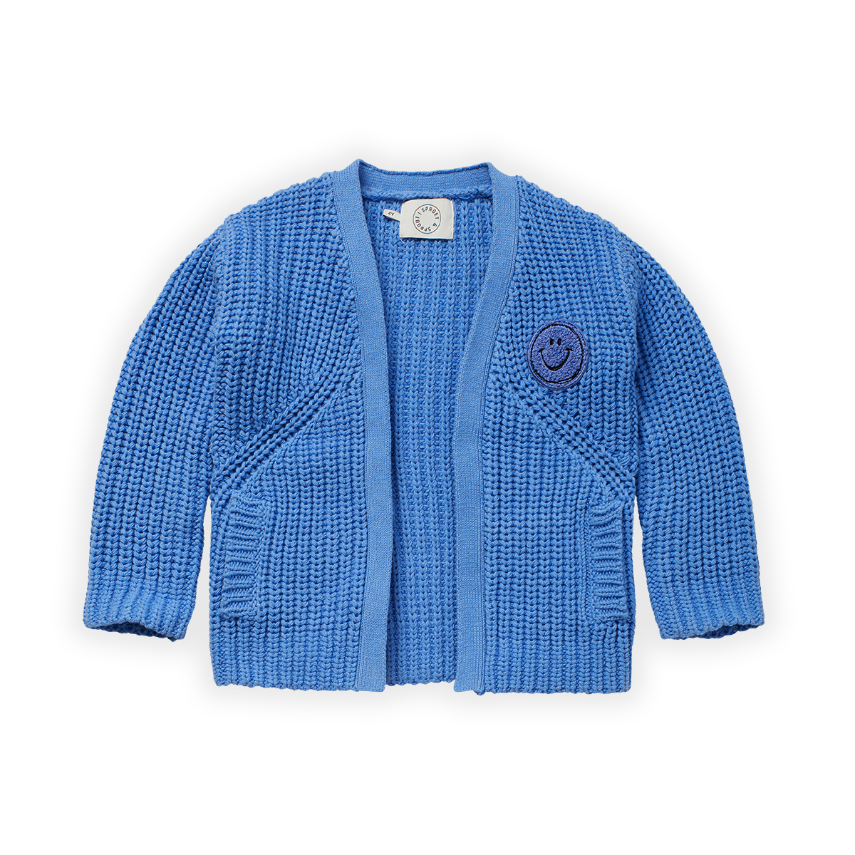 Sproet & Sprout Cardigan | Smiley Blue *