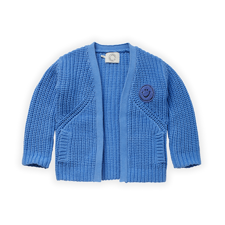 Sproet & Sprout Cardigan | Smiley Blue *