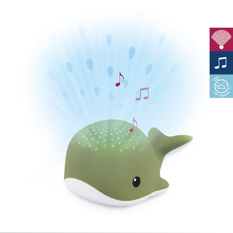 Zazu Wally The Whale - Projector with heart rate - Warm green