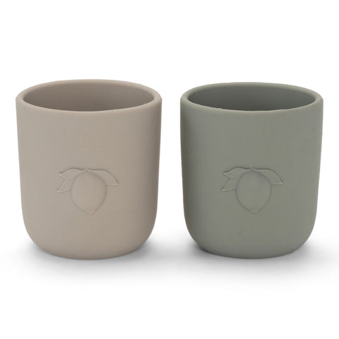 Konges Sløjd 2Pack cups | Warm Grey /Whale
