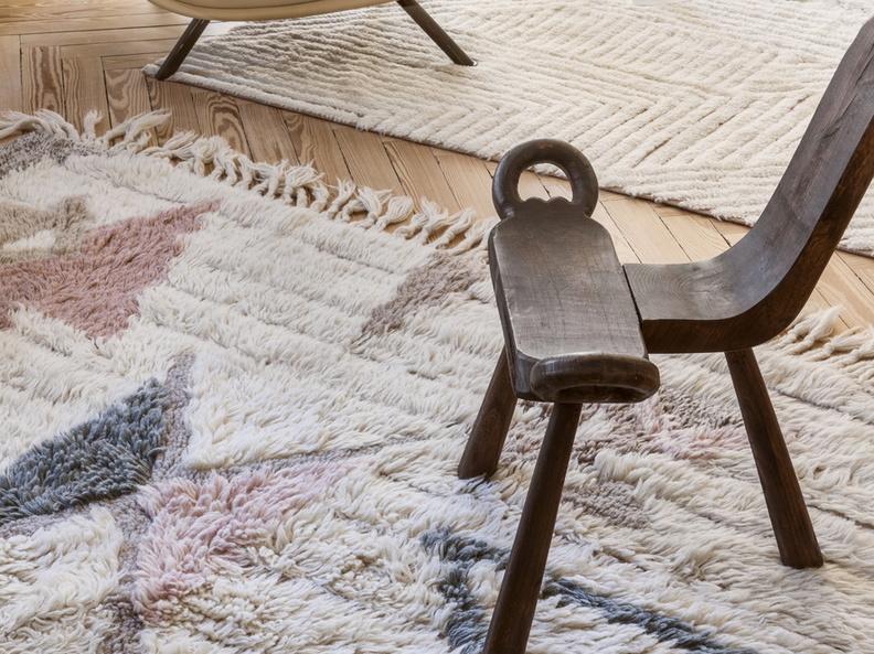 Lorena Canals machinewasbaar wollen tapijt 170x240cm Tuba