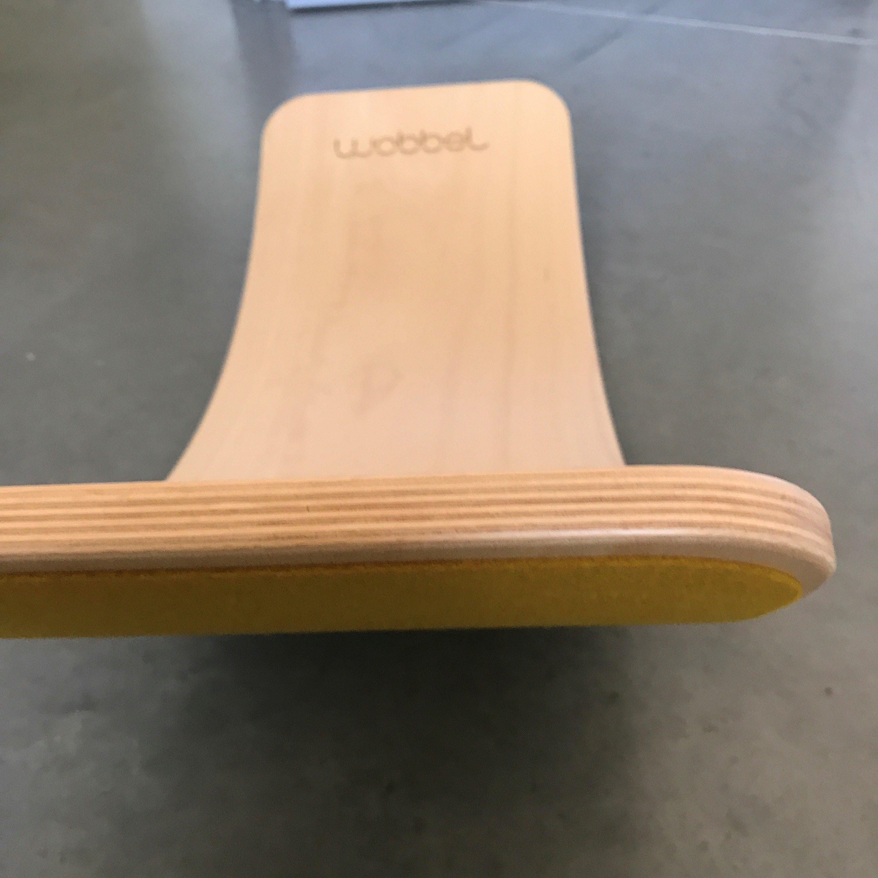 Wobbel Original Blank Gelakt | Vilt Mosterd