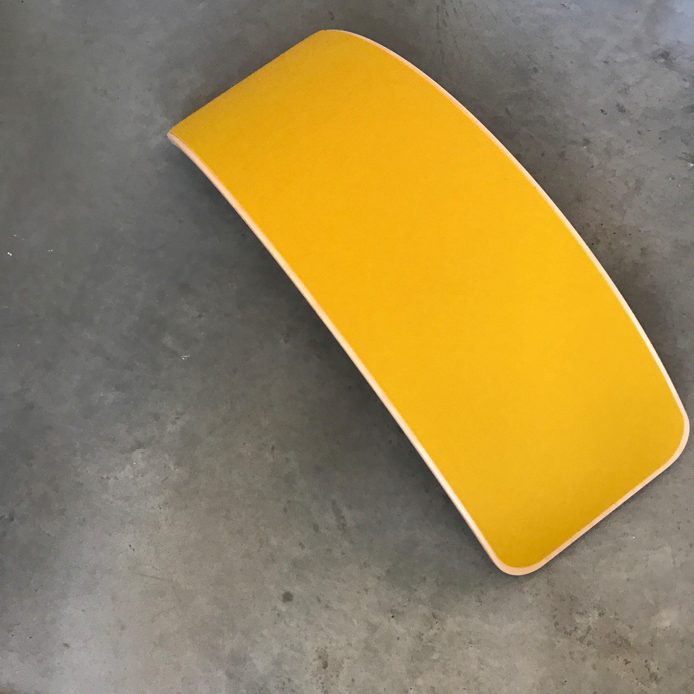 Wobbel Original Blank Gelakt | Vilt Mosterd