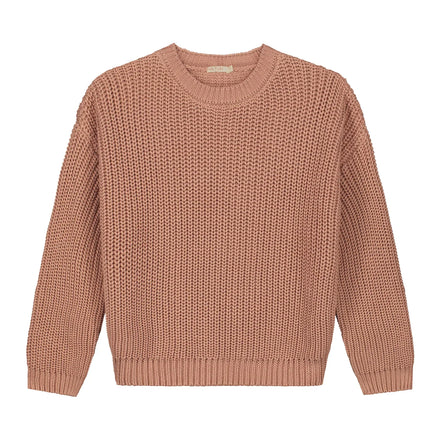 Yuki Chunky Knit Adult Sweater | Blush