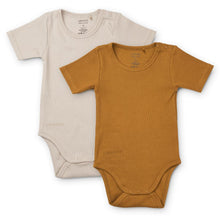 Liewood Yanni Body Shortsleeve 2-Pack | Golden Caramel Sandy Mix