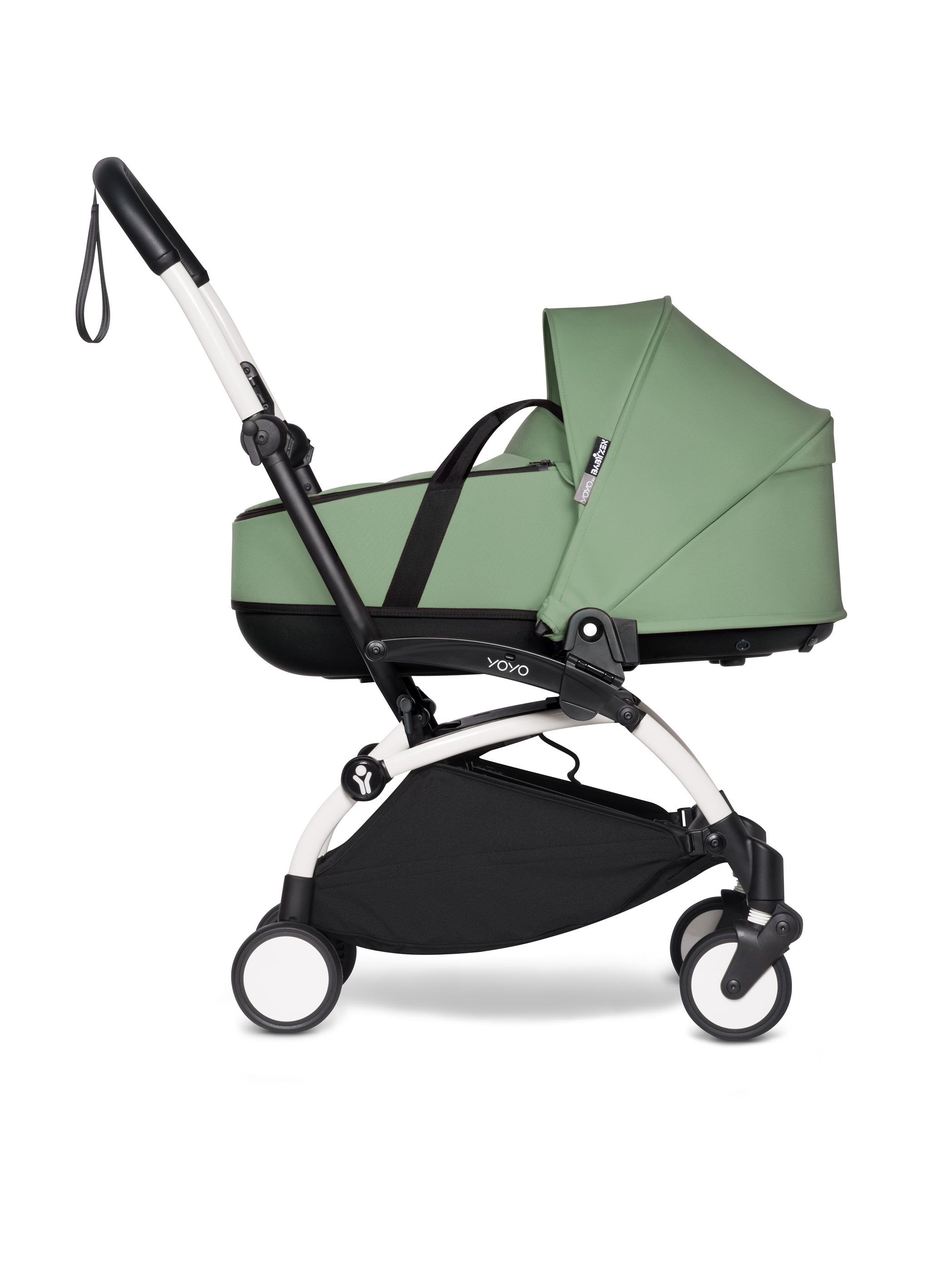 Babyzen Yoyo Travel Cot Light Weight Folding Buggy | Peppermint